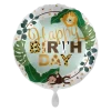 Balon foliowy okragły Dżungla urodzinowy 18 cali 43 cm