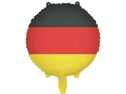 Balon foliowy okragły Flaga Niemiec 35 cm