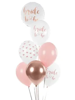Balon foliowy okrągły biały Bride to be wieczór panieński 18 cali