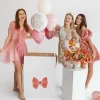 Balon foliowy okrągły Bride wieczór panieński w kwiaty 18 cali