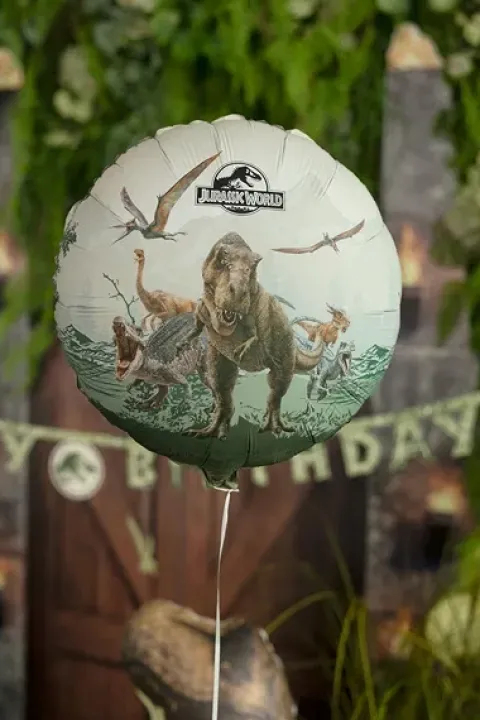 Balon foliowy okrągły Jurassic World 35 cm