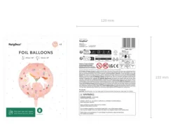 Balon foliowy okrągły koń konik 45 cm