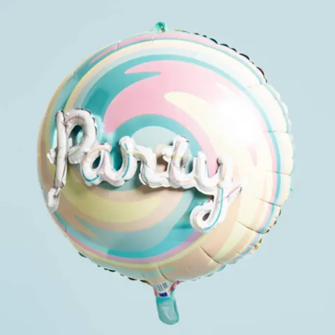 Balon Foliowy PARTY 3D trójwymiarowy 56 cm