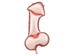 Balon foliowy Penis wieczór panieński, bez nadruku 112 cm