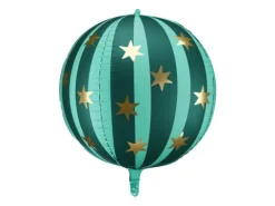 Balon foliowy Piłka w gwiazdki zielona Cyrk 75 cm