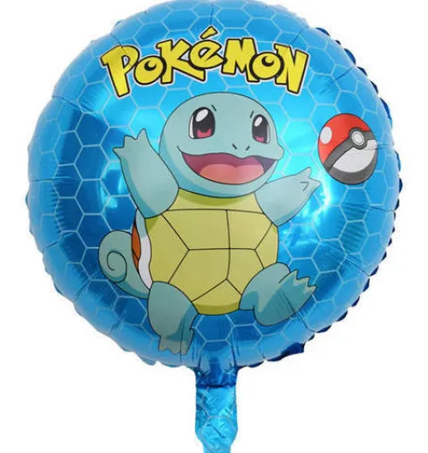 Balon foliowy POKEMON Squirtle okrągły 18 cali