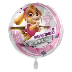 Balon foliowy Psi Patrol SKYE Urodzinowy 45 cm