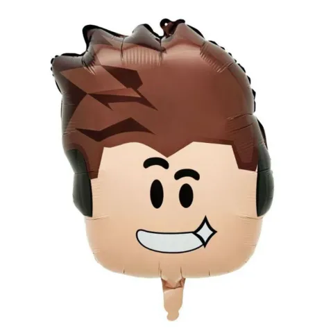 Balon foliowy ROBLOX postać Uśmiechnięta twarz 45 x 60 cm