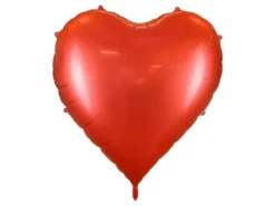 Balon foliowy serce czerwony XXL 160x160 cm