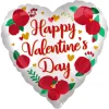 Balon foliowy serce Happy Valentine's Day 71 cm