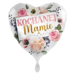 Balon foliowy serce KOCHANEJ MAMIE Dzień Matki 18"