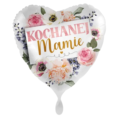 Balon foliowy serce KOCHANEJ MAMIE Dzień Matki 18"