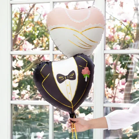 Balon foliowy serce Pani Młoda 18 cali