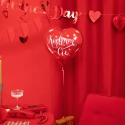 Balon foliowy serce z nadrukiem Kocham Cię 18 cali