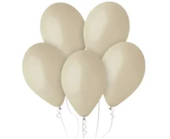 Balon Gemar jednokolorowy 12 cali 100 szt latte beżowy