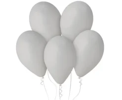 Balon Gemar jednokolorowy 12 cali 100 szt szary