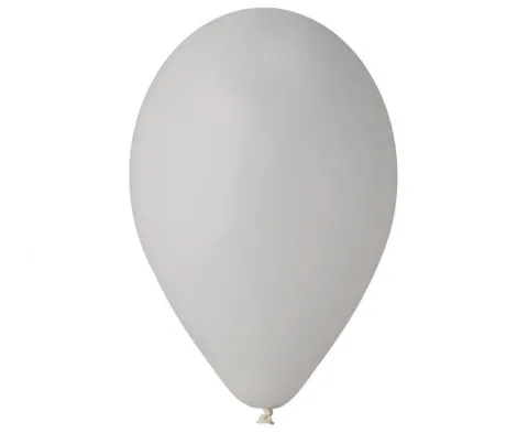 Balon Gemar jednokolorowy 12 cali 100 szt szary