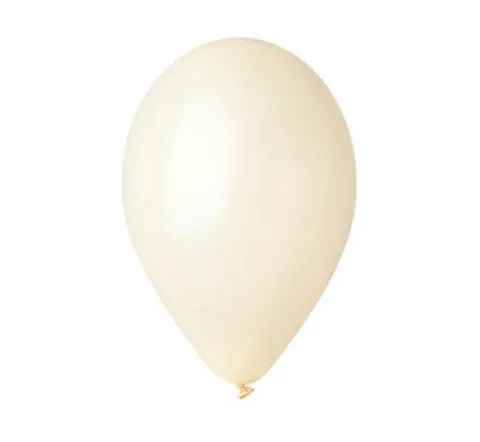 Balon Gemar jednokolorowy 12 cali 1 szt kremowy kość słoniowa
