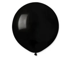 Balon Gemar jednokolorowy 19 cali 25 szt. Czarny - Black