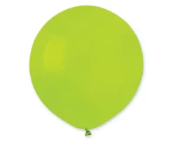 Balon Gemar jednokolorowy 19 cali 25 szt. Green - Jasny Zielony