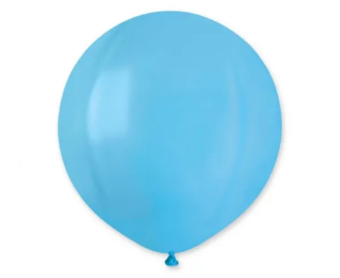 Balon Gemar jednokolorowy 19 cali 25 szt. Light blue - Jasnoniebieski