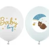 Balon gumowy Baby Boy księżyc niebieski 30 cm 1 szt.