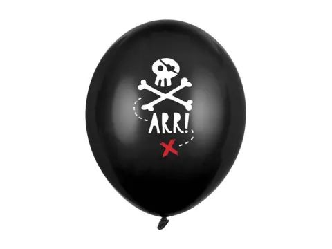 Balon gumowy PIRACI ARR! pirat 30 cm 1 szt.