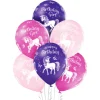Balon JEDNOROŻCE Hapy Birthday 12 cali 1 szt.