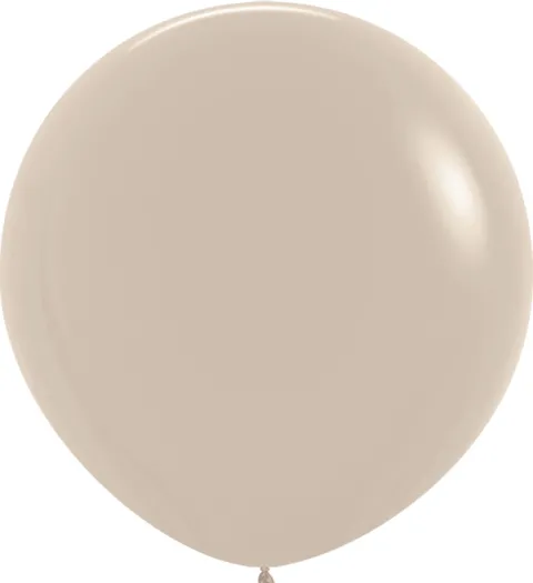 Balon Kula Sempertex Solid 36 cali 1 szt. White Sand