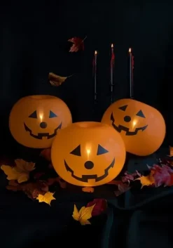 Balon Lampion świecąca Dynia Halloween 5 szt.