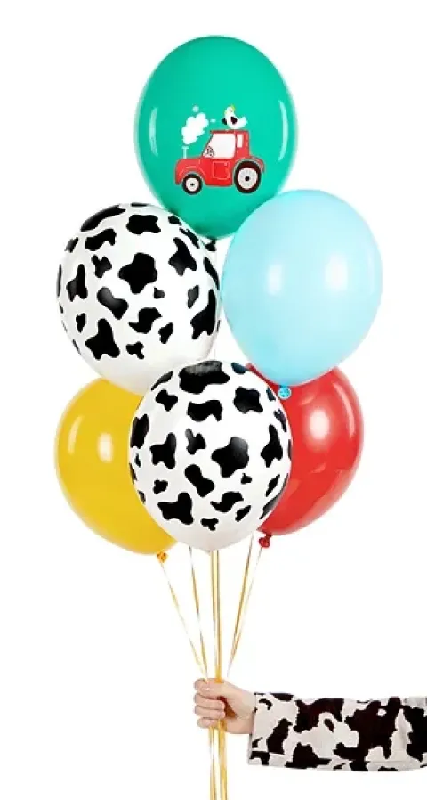 Balon lateksowy Farma 12 cali 30 cm 2 wzory do wyboru