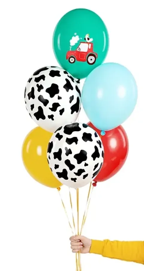 Balon lateksowy Farma 12 cali 30 cm 2 wzory do wyboru