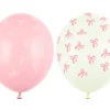 Balon lateksowy pastelowy Kokardki 1 sztuka 12 cali 30 cm mix wzorów