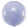 Balon okrągły kula średnica 1m metrowy Pastel Light Lilac