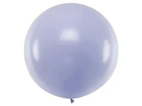 Balon okrągły kula średnica 1m metrowy Pastel Light Lilac