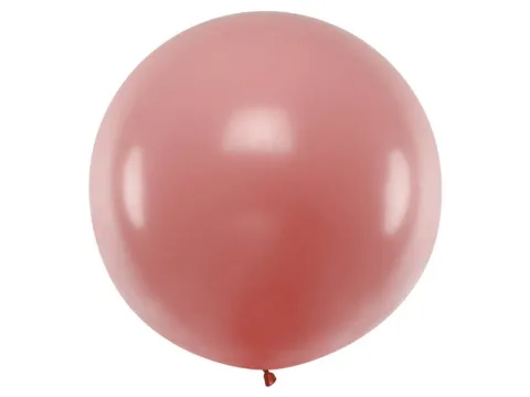 Balon okrągły kula średnica 1m metrowy Pastel Wild Rose