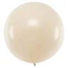 Balon okrągły kula średnica 1m metrowy Pastel Nude
