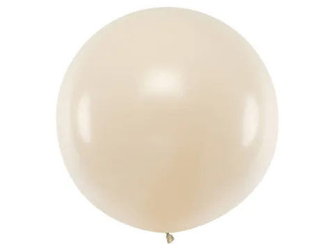 Balon okrągły kula średnica 1m metrowy Pastel Nude