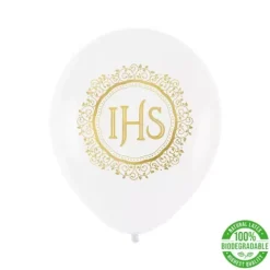 Balon Pierwsza Komunia Święta IHS 1 szt.