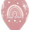 Balon Sempertex Boho Rainbow Happy Birthday 12 cali 1 szt. mix