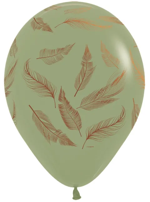 Balon Sempertex Feathers Piórka 12 cali 1 szt. mix