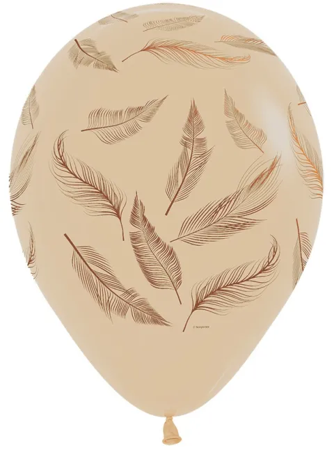 Balon Sempertex Feathers Piórka 12 cali 1 szt. mix