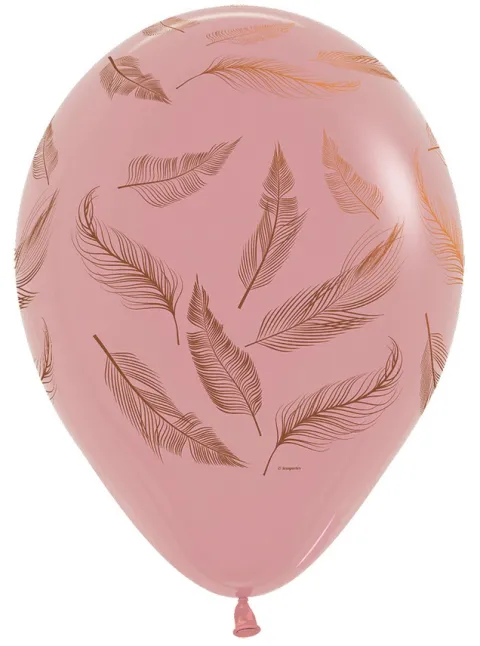 Balon Sempertex Feathers Piórka 12 cali 1 szt. mix