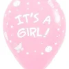 Balon Sempertex It's a Girl 12'' 1 sztuka jasny róż