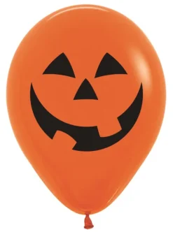Balon Sempertex pomarańczowy Halloween dynia 12 cali 1 szt. mix