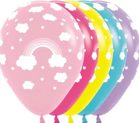 Balon Sempertex Tęcza 12'' 1 szt Żółty