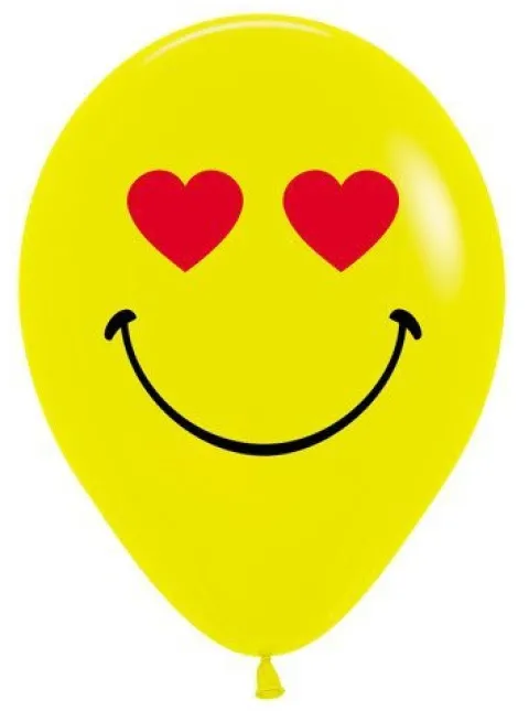 Balon Sempertex Uśmiech 12'' 1 szt serca