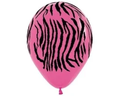Balon Sempertex Zebra 12'' 1 szt różowa