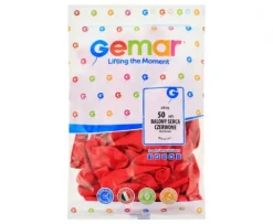 Balon Serce czerwone Gemar 17" 50 szt.