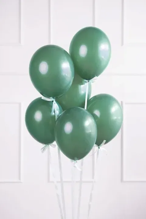 Balon Strong jednokolorowy 5 cali 100 szt. Pastel Bottle Green